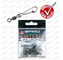 Swivels Rolling Wartel Met Hook Snap