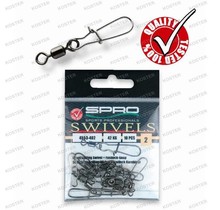 Swivels Rolling Wartel Met Fast Lock Snap