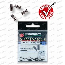 Swivels Black Brass Single Sleeves
