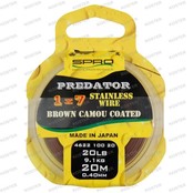 Predator 1x7 Brown Coated Wire Predator 1x7 Brown Coated Wire