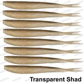 Wiggly Wagger 10.5 cm Transparent Shad
