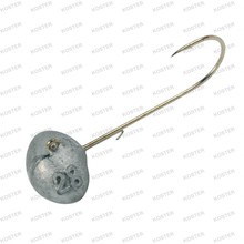 Football Jighead Haakmaat: 5/0, Gewicht: 28 Gram, Inhoud: 3 Stuks