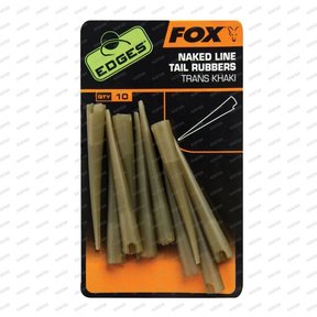 EDGES Naked Line Tail Rubbers Trans Khaki