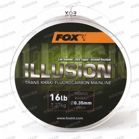 Illusion Fluorocarbon Mainline 0.35 mm., Trekkracht: 7.27 Kilo