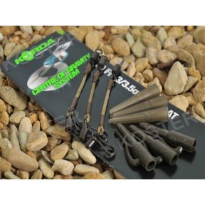 CARP FISHING LEADS 1.50 - 3.0oz INLINE FLAT PEAR 5 -10 PACK