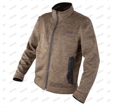CHUNK Medium Knit Cardy Jacket Khaki Small