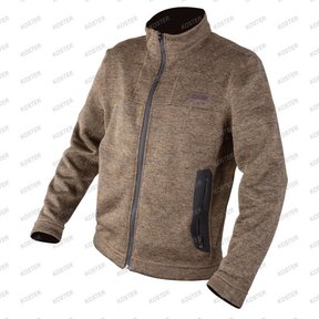 CHUNK Medium Knit Cardy Jacket Khaki Small