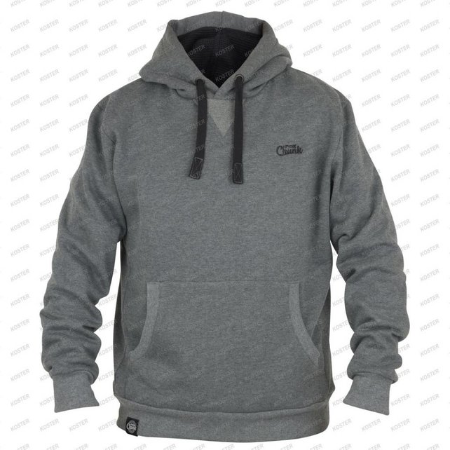 CHUNK Ribbed Hoodie Grey