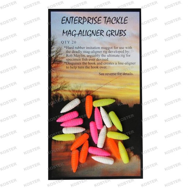 Tackle Mag-Aligner Fluoro Grubs Tackle Mag-Aligner Fluoro Grubs