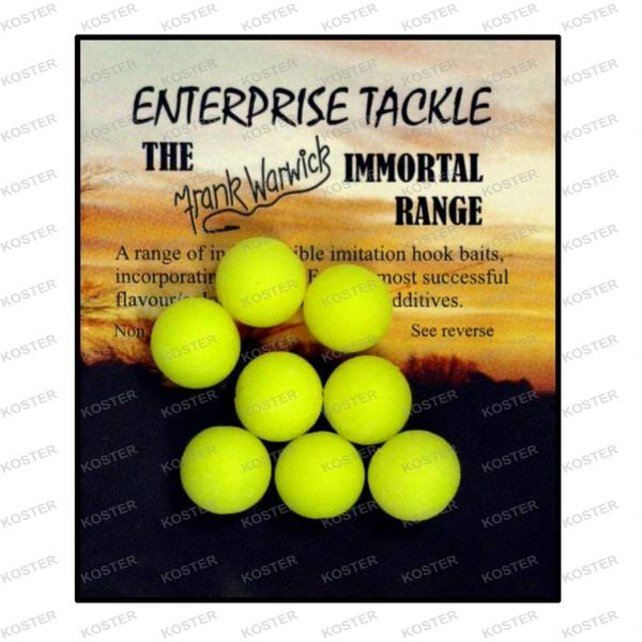 Tackle Immortal Range 10 mm. BoilieKleur: Fluo Yellow, Flavour: Scopex/Peach