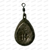 Flat Pear Swivel Lead