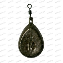 Flat Pear Swivel Lead
