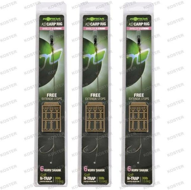 KD Carp Rig X-Strong Barbless
