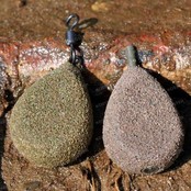 Textured Flat Pear Swivel Lead