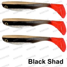 Wacky Shad 6.5 cm Black Shad