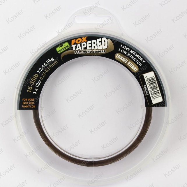 Tapered Soft Mono Leaders 3x 12 Mtr. Tapered Soft Mono Leaders 3x 12 Mtr.