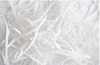 11 Sale! White elastic band Length 90 mm, 8 mm width