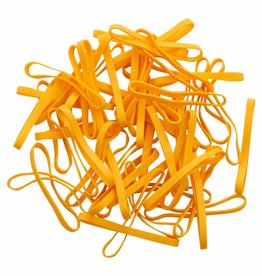 Yellow L.24 Geel elastiek Lengte 180 mm, Breedte 6 mm