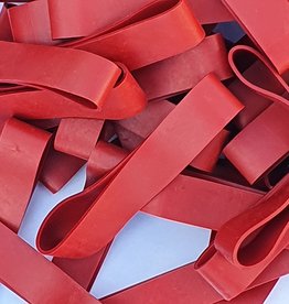 Red A.28 Red elastic band Length 180 mm, width 20 mm