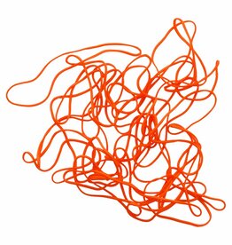 Orange C.22 Orange elastic Length 180 mm, Width 2 mm