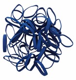Dark blue D.22 donkerblauw elastiek Lengte 180 mm, Breedte 2 mm