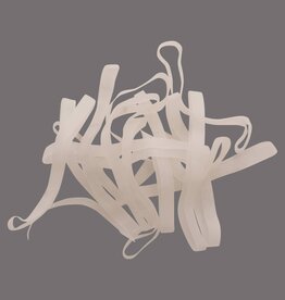 Transparant F.23 transparent elastic Length 180 mm, Width 4 mm