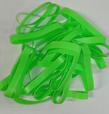 O.15 Fluorescent elastic Green L. 140 mm, Width 2 mm