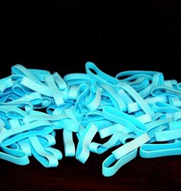 Light blue M.15 Light blue elastic band Length 140 mm, Width 2 mm