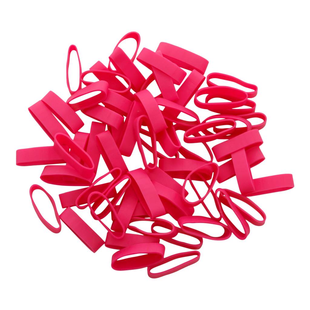 Pink B.19 Roze elastiek Lengte 140 mm, Breedte 10 mm