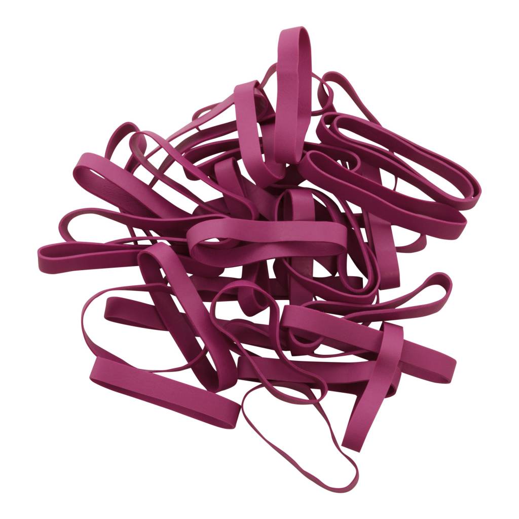 Purple J.13 Purple elastic band Length 90 mm, Width 15 mm