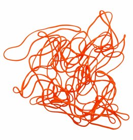 Orange C.19 Orange elastic band Length 140 mm, Width 10 mm