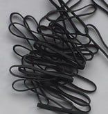 10 Black elastic band Length 90 mm, Width 6 mm