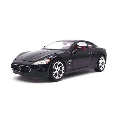 Bburago 1:24 Maserati GT GranTurismo Diecast Model Sports Car Vehicle Black New