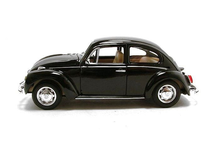 Koopje Gemeenten Huisje Modelauto Volkswagen Kever 1:24 zwart | Welly