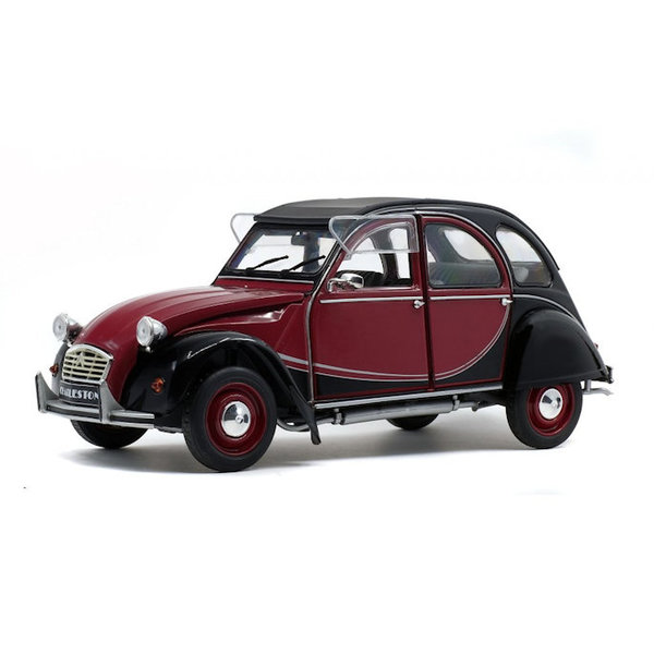 Solido Citroen 2cv Charleston 19 Red Black 1 18 S