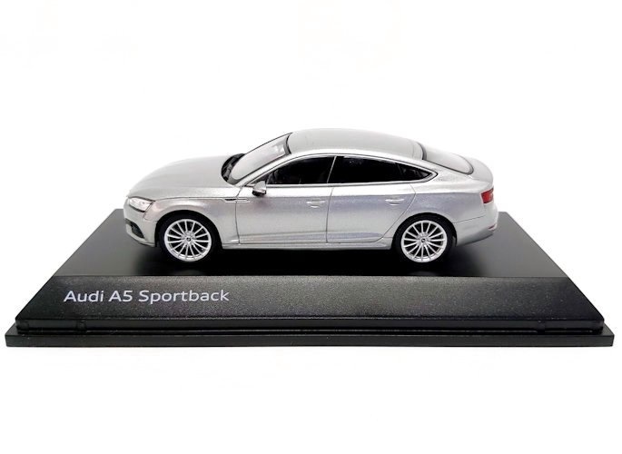 Voorganger hotel converteerbaar Model car Audi A5 Sportback 1:43 silver 2017 | Spark