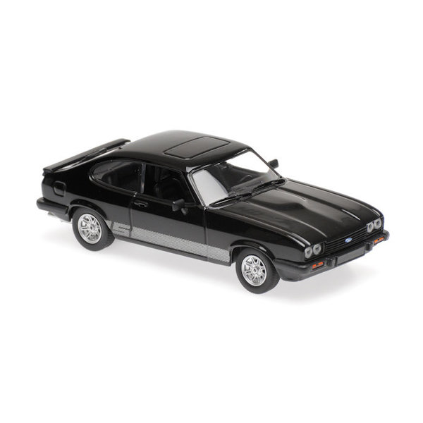 Modelauto Ford Capri 1:43 zwart 1982 | Maxichamps