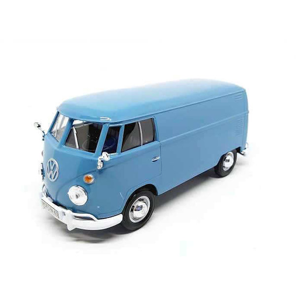 Model car Volkswagen T1 type Delivery Van 1:24 light blue