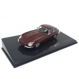 Ixo Models Jaguar E-type 1963 donkerrood - Modelauto 1:43