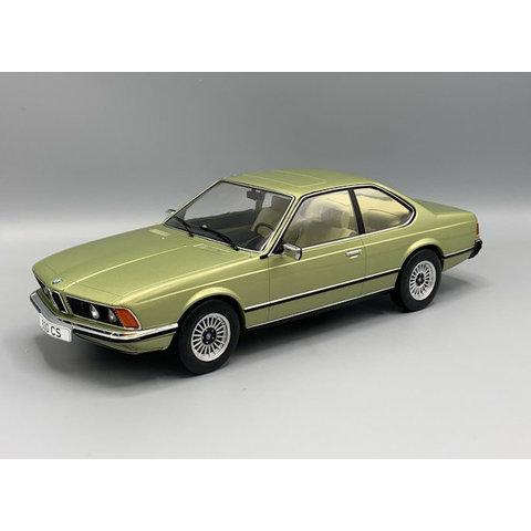 BMW 630 CS (E24) 1995 light green metallic - Model car 1:18