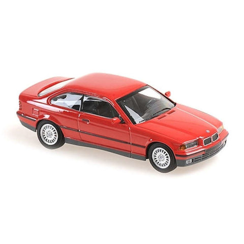 BMW 3-Serie Coupe (E36) 1992 rood - Modelauto 1:43