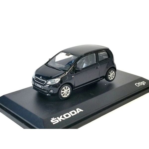Modelauto Skoda Citigo 1:43 3-deurs  zwart | Abrex