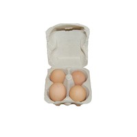 Grijze eierdozen voor L kippeneieren