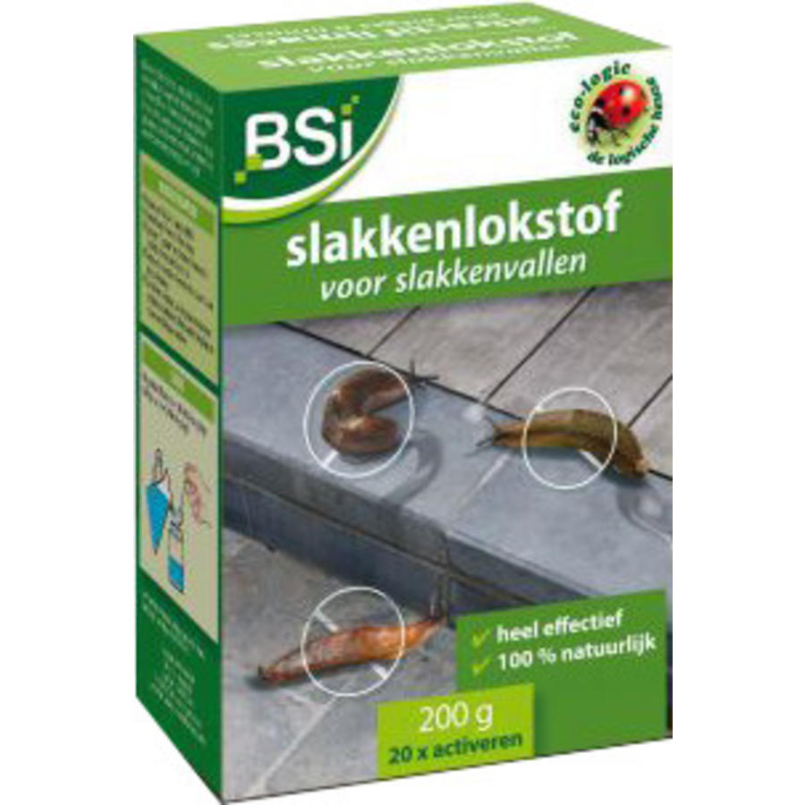 Slakkenlokstof voor slakkenvallen