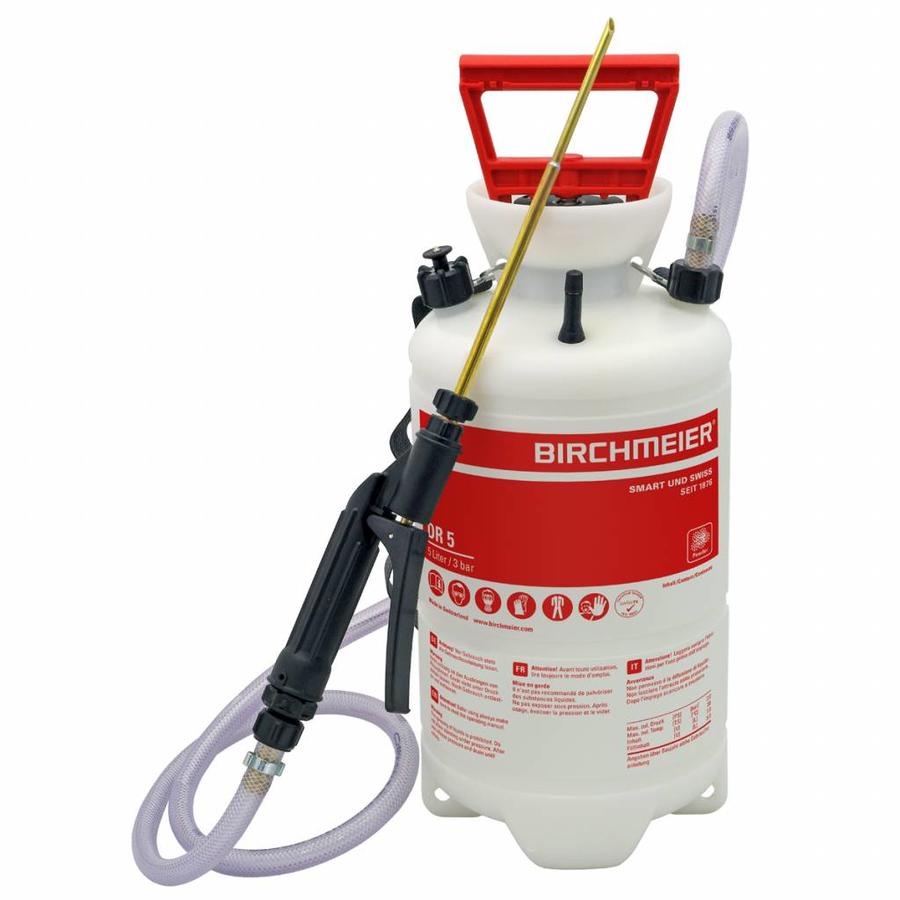 DR 5 professionele poederverstuiver met 5 liter reservoir en 4 bar werkdruk