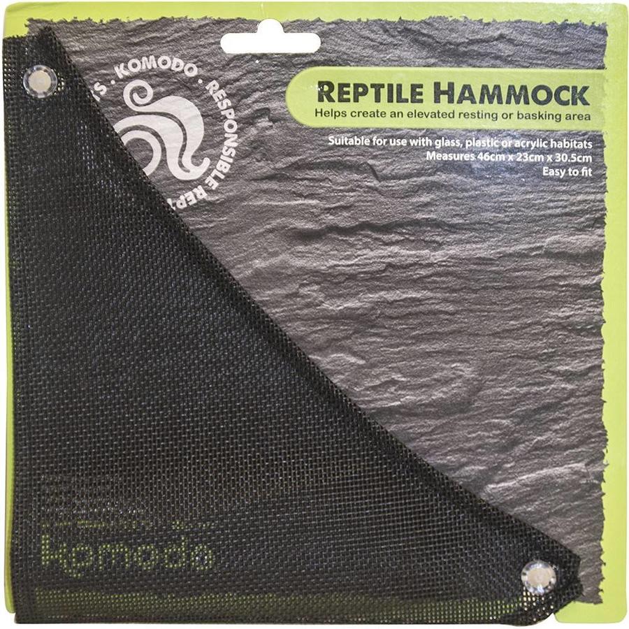 Hangmat voor reptielen 46 x 23 x 30,5 cm | extra ligplek op hoogte met zuignappen