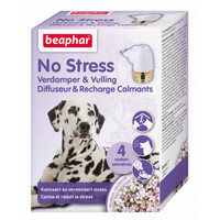 No stress verdamper en vulling hond