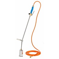 Professionele onkruidbrander met drukregelaar en 5 meter gasslang