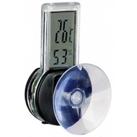 Digitale thermo-/hygrometer 3x6 cm voor terrariumklimaat