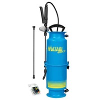 Compressiedrukspuit met draagriemen en regelbare spuitkop 8 liter